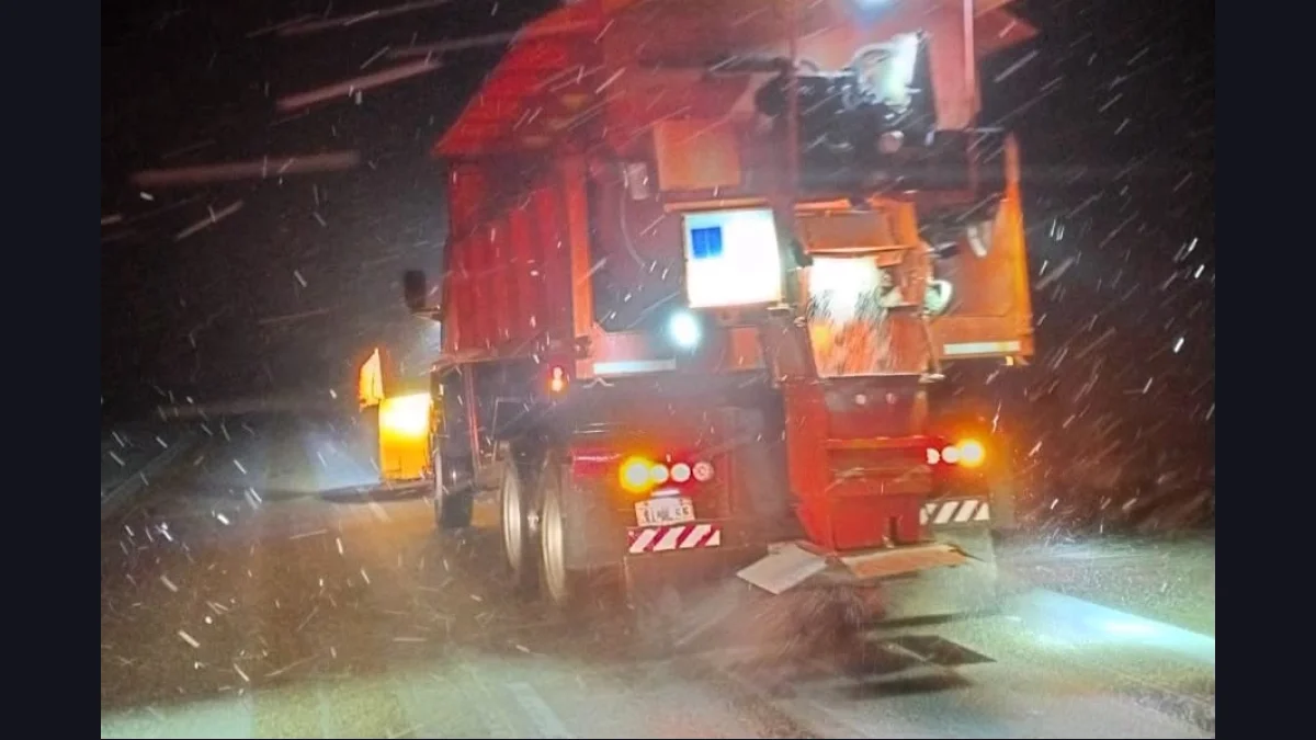 Ruta 3: piden circular con extrema precaución entre Garayalde y Comodoro por nieve, escarcha y neblina