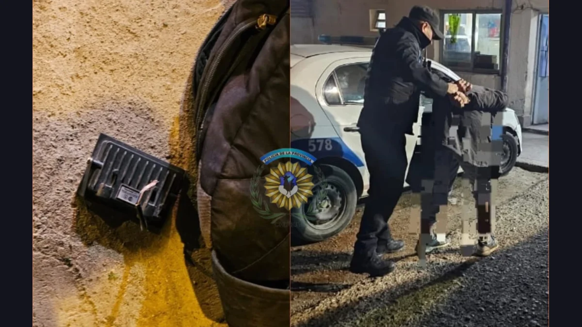 Ingresó a robar luminaria a una escuela y la Policía logró atraparlo tras la advertencia de una vecina