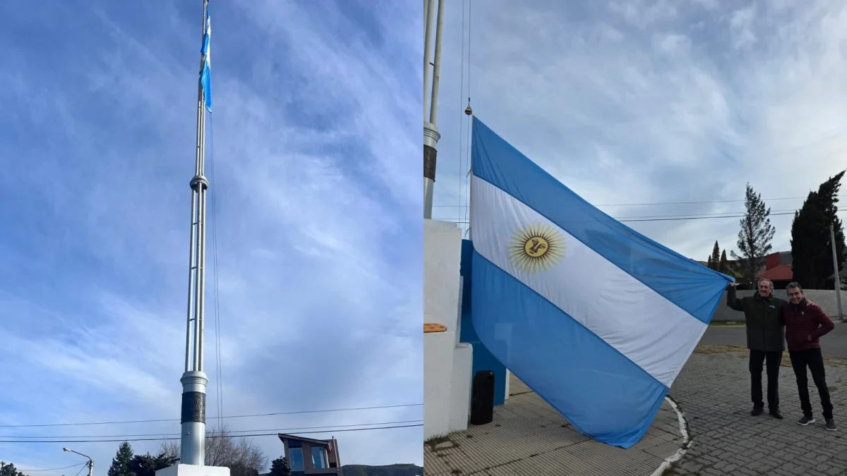 Vecinos de Km 3 celebraron el 9 de Julio en el histórico Mástil de Los Españoles